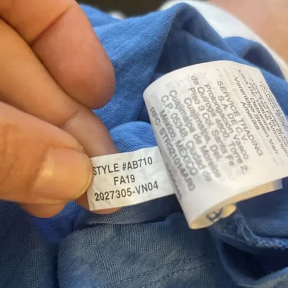 J Crew Womens Blouse Sz XXS Randy Raglan Tee Shirt Baseball Short Sleeve Striped - Picture 10 of 12